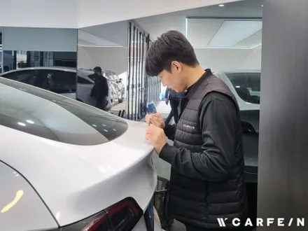 부산 수영구 테슬라 모델Y 틴팅 진행 과정 가감 없이 보여드릴게요 / 대구시 수성구