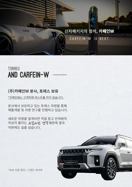 토레스 신차패키지 셀뱅크보조배터리, 블랙박스 4채널, 캘리퍼커버, 우퍼스피커 유토피아교체까지 / 대구시 수성구