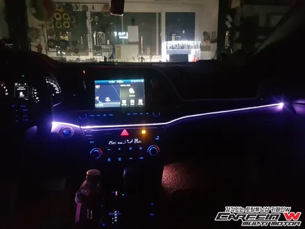 아반떼 스포츠 튜닝 / RGB 엠비언트 무드등 시공 / 대구시 수성구