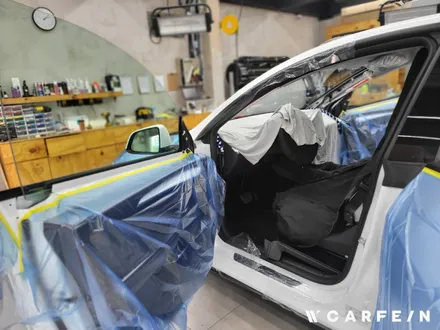 테슬라 모델Y 화이트 시트에 썬팅을 하면 / 대구시 수성구