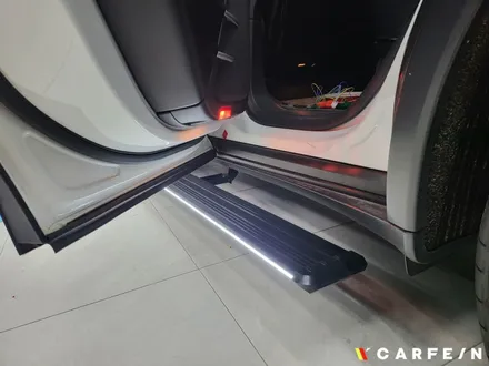 포르쉐 카이엔 킹스텝 전동사이드스텝 면발광LED 장착 후기 / 대구시 수성구
