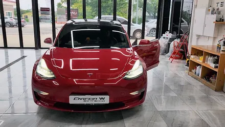 테슬라 모델3 오토프렁크 3단쇼바 편의성 끝판왕! / 대구시 수성구