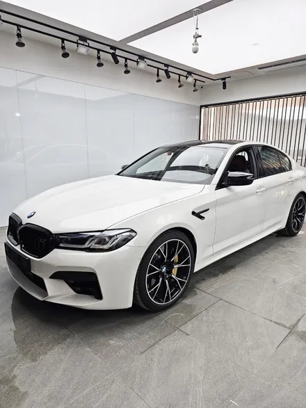 마지막 F바디 BMW M5 출고 후 반반사 썬팅 글라스틴트 레이니블루와 본넷 PPF 했어요 - 하남 하이코어 카핏 / 구리 토평동