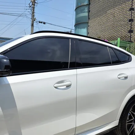 BMW X6M 썬팅 솔라가드 제니스IR 선택, 버텍스 900과 비교하면 / 구리 토평동