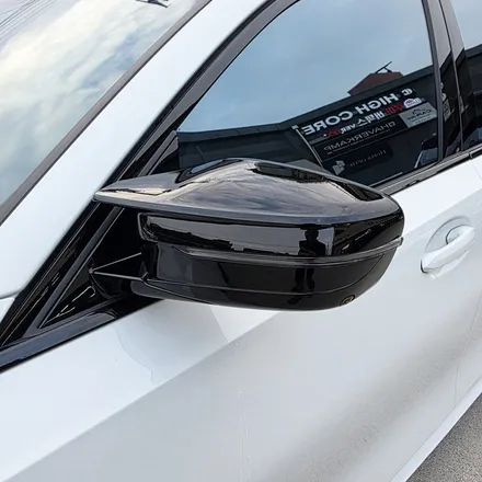 화이트 차량과 어울리는 반사 썬팅 글라스틴트 레이니블루 - BMW M340i LCi2 / 구리 토평동