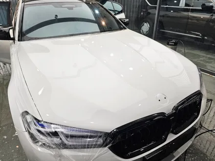 마지막 F바디 BMW M5 출고 후 반반사 썬팅 글라스틴트 레이니블루와 본넷 PPF 했어요 - 하남 하이코어 카핏 / 구리 토평동