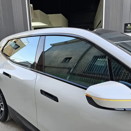 남양주 BMW IX M60 썬팅 글라스틴트 레이니블루 농도와 가격 그리고 프리미엄 시공 / 구리 토평동