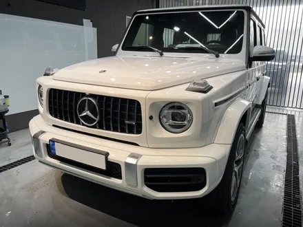 청량한 색감 \'레이니블루\' 틴팅 너무 예쁘다... 지바겐 G63 AMG 강남 신차패키지 후기 / 구리 토평동