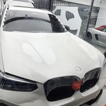 남양주 무광 PPF 한장으로 BMW X3M 프로즌 화이트 랩핑 완성 + 실내 PPF / 구리 토평동