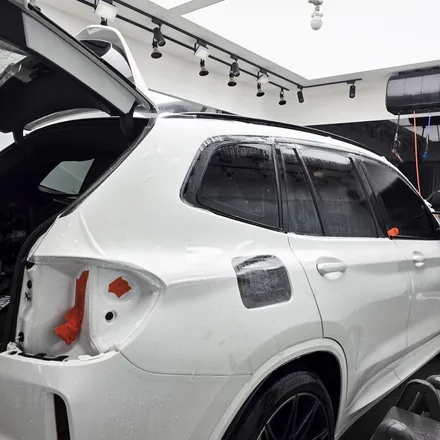 남양주 무광 PPF 한장으로 BMW X3M 프로즌 화이트 랩핑 완성 + 실내 PPF / 구리 토평동