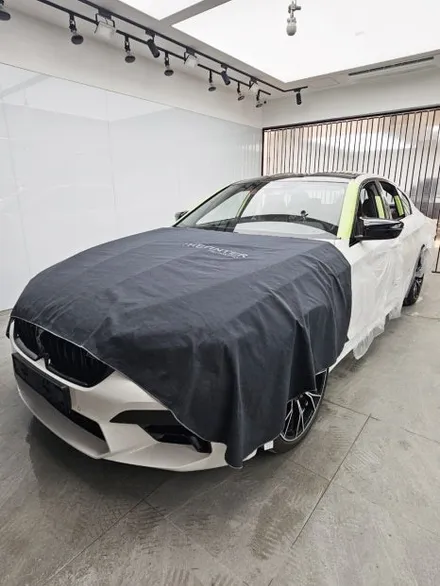 마지막 F바디 BMW M5 출고 후 반반사 썬팅 글라스틴트 레이니블루와 본넷 PPF 했어요 - 하남 하이코어 카핏 / 구리 토평동
