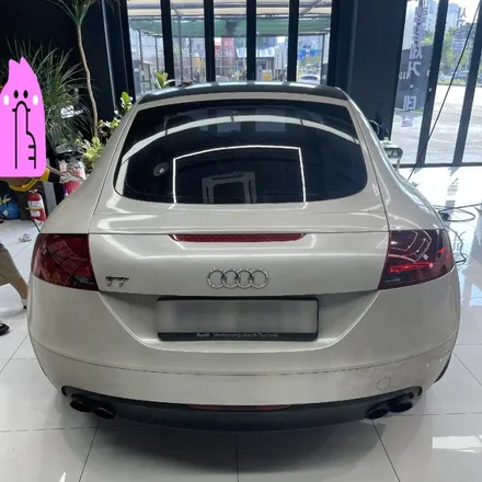 마포구랩핑) 고급지게 랩핑 하고싶어? 화이트 골드 샴페인으로 전체랩핑 가즈아~ 아우디 TT 전체랩핑 (서울랩핑 / 마포구 상수동