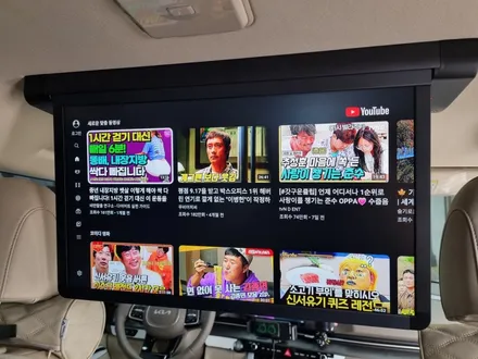 카니발 KA4 평택 오산 천정모니터 크기가 무려 24인치!! 비클시네마 VC-240ST 올댓오토모빌 오산지사 / 평택시 진위면