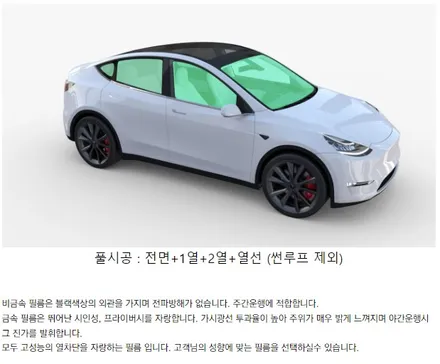 테슬라 모델 Y 썬팅 [루마버텍스 900 + 700] + PPF 시공 올댓 평택 오산점 / 평택시 진위면