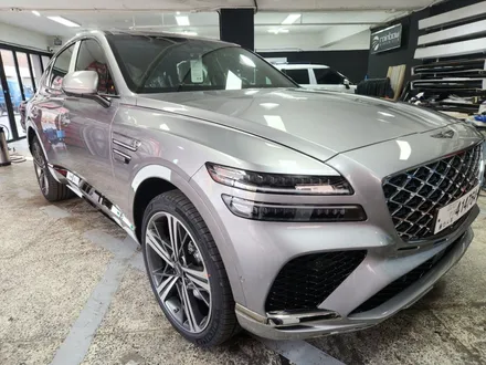 제네시스 GV80 쿠페 세빌실버 반반사 필름 후기, 레인보우 V90 성북구 신차패키지 카키모터스 / 서울 성북구 삼선동4가