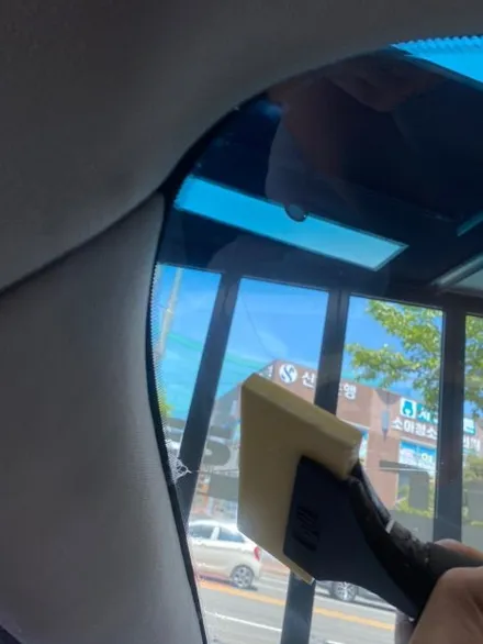 울산썬팅업체 Yf쏘나타 변색 심한 필름 재시공 깔끔하게 마무리 해드렸습니다! / 울산광역시 울주군