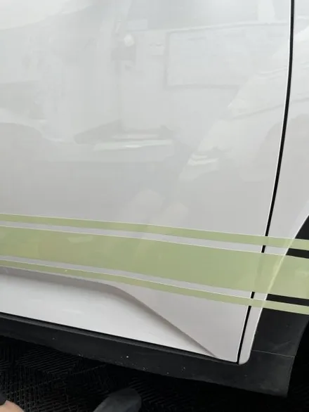 온산 캐스퍼 고광택 라인 랩핑 | 🚙 사고 후 더 예뻐진 캐스퍼! 라임 컬러로 새롭게 변신💓 / 울산광역시 울주군