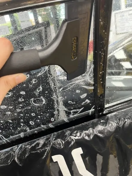 남창 스포티지 측후면 썬팅 재시공 | 🚗 전면은 그대로, 측후면만 교체! 부분 썬팅 재시공의 정답 / 울산광역시 울주군