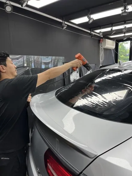 온양 벤츠 GLC 반사썬팅 재시공 & 썬루프 시공 | 🚗 비반사에서 반사로, 벤츠 GLC 반사썬팅으로 완성된 프리미엄 룩 / 울산광역시 울주군