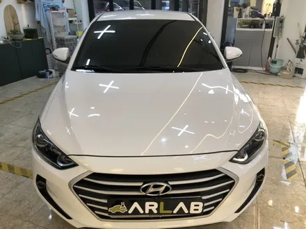 [온산썬팅] 아반떼 AD 뒷유리 열선 뽀글이, 재시공 / 울산광역시 울주군
