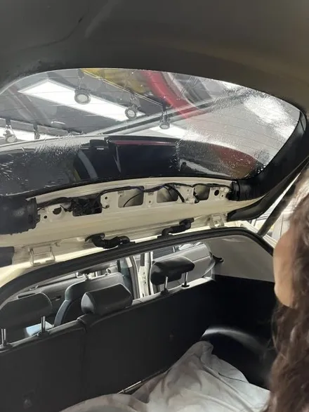 남창 스포티지 측후면 썬팅 재시공 | 🚗 전면은 그대로, 측후면만 교체! 부분 썬팅 재시공의 정답 / 울산광역시 울주군