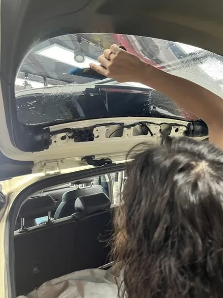 남창 스포티지 측후면 썬팅 재시공 | 🚗 전면은 그대로, 측후면만 교체! 부분 썬팅 재시공의 정답 / 울산광역시 울주군