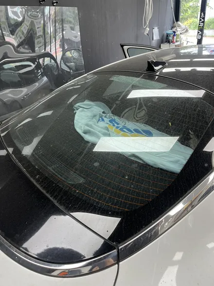 덕하 K5 전체 썬팅 재시공 | 솔라가드 차콜 전면 32% 측후면 13% | 🚗     뜨거운 차량 실내, 썬팅 교체로 해결한 K5 / 울산광역시 울주군
