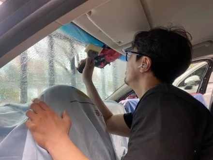 울산신차패키지 제네시스 g80썬팅은 선택이 아니라 필수죠! / 울산광역시 울주군