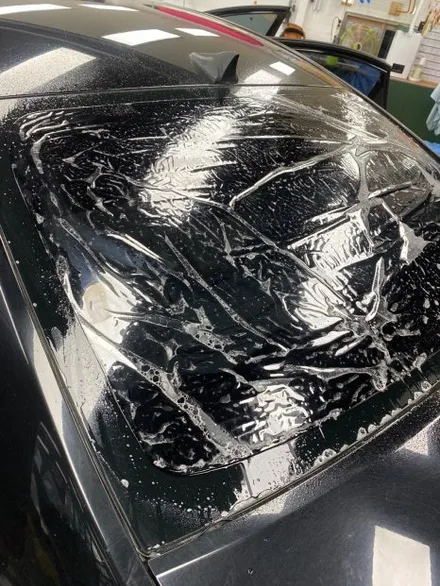 울산썬팅업체 Yf쏘나타 변색 심한 필름 재시공 깔끔하게 마무리 해드렸습니다! / 울산광역시 울주군
