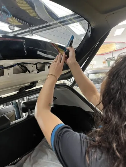 남창 스포티지 측후면 썬팅 재시공 | 🚗 전면은 그대로, 측후면만 교체! 부분 썬팅 재시공의 정답 / 울산광역시 울주군