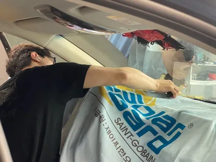 울산신차패키지 제네시스 g80썬팅은 선택이 아니라 필수죠! / 울산광역시 울주군