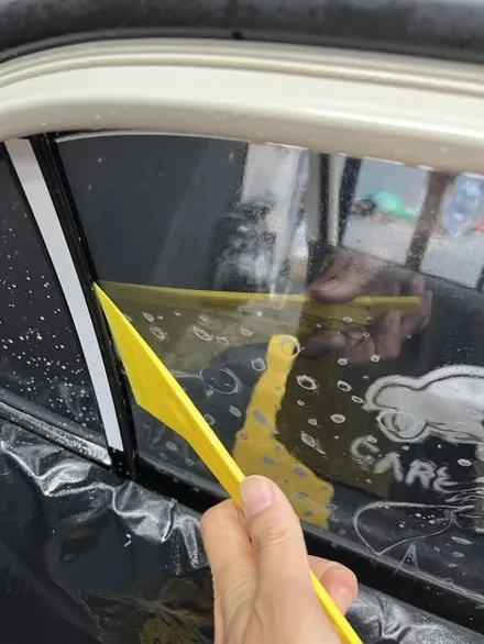 망양 모닝 전체 썬팅 재시공  | 솔라가드 스모크 전면 35% 측후면 15% | 🚗  썬팅 재시공, 변색된 필름은 교체가 답입니다 / 울산광역시 울주군