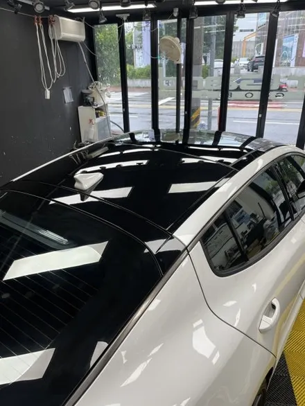 온산공단 스팅어 루프 블랙ppf  | 랩핑보다 오래가는 프리미엄 선택 | 🚙 광택과 방어력을 동시에! 스팅어 루프 블랙 PPF 작업 후기 / 울산광역시 울주군