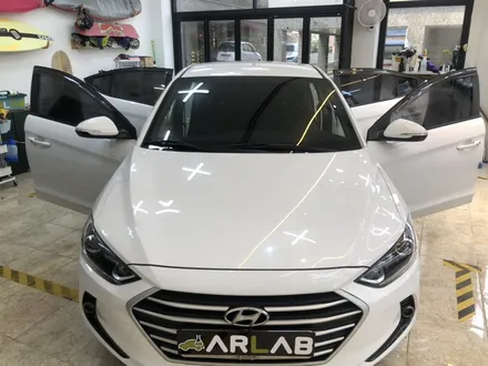 [온산썬팅] 아반떼 AD 뒷유리 열선 뽀글이, 재시공 / 울산광역시 울주군