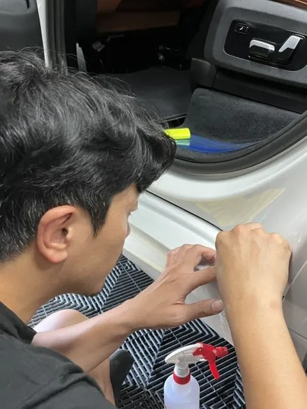 온산 X7 신차 하이그로시, 스텝 PPF 시공 | PPF 필름: 오토컷 pr-1| 🚗   X7 신차 필수 작업! 하이그로시 스크래치 방지 , 생활기스 예방, / 울산광역시 울주군