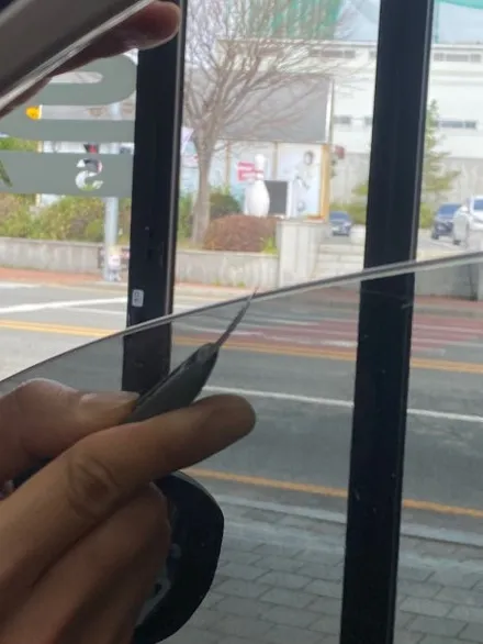 울산썬팅 K5썬팅 기포하자 재시공으로 깔끔하게! / 울산광역시 울주군