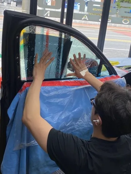 울산신차패키지 제네시스 g80썬팅은 선택이 아니라 필수죠! / 울산광역시 울주군