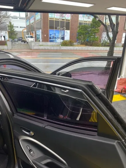 울산 싼타페DM 썬팅 재시공하기 / 울산광역시 울주군