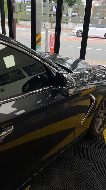 G70 고광택랩핑 여성 오너께서 타기엔 너무 어두운 그레이라서 벤츠 셀레나이트 그레이로 변신 / 울산광역시 울주군