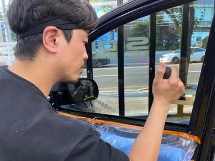 울산 베라크루즈 썬팅 재시공 신속 정확하게 시공 / 울산광역시 울주군