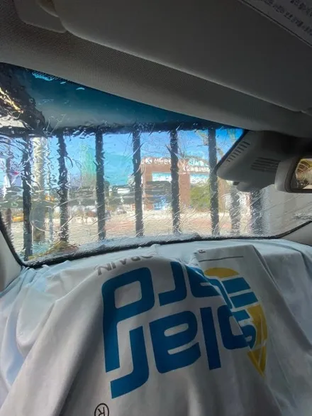 울산썬팅 벤츠c클래스 썬팅 재시공 작업 진행 / 울산광역시 울주군
