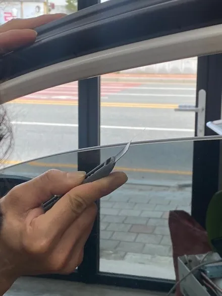 울산썬팅 K5썬팅 기포하자 재시공으로 깔끔하게! / 울산광역시 울주군