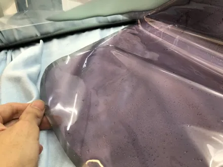 [온산틴팅] 전면썬팅이 오래되어 필름 시인성이 안나오고 우글거리는 상태 / 울산광역시 울주군