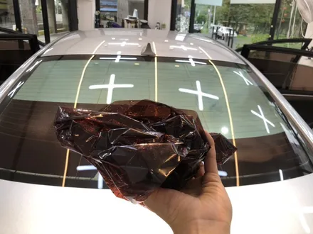 [온산틴팅] 오래된 썬팅필름 재작업, 광택 작업 / 울산광역시 울주군