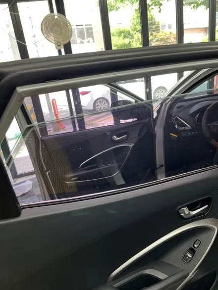 서생 싼타페 DM 썬팅 재시공 | 솔라가드 차콜 전면 32%, 측후면 13% | 🚙 보라색 변색 제거 후 새단장한 싼타페 DM / 울산광역시 울주군