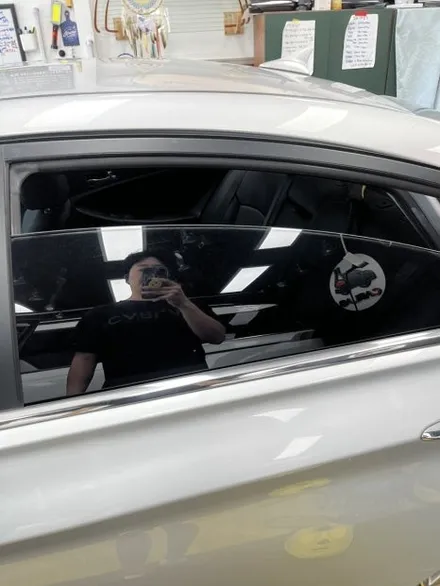 온양 YF 쏘나타 전체 썬팅 재시공 | 솔라가드 스모크 전면 35%, 측후면 15% | 🚗 필름 들뜸 없이도 교체후 어른거리는 시야 해결 / 울산광역시 울주군