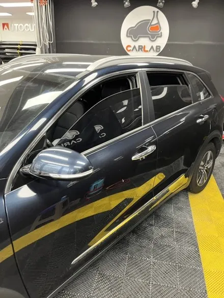 덕하 니로 썬팅 재시공 | 솔라가드 차콜 전면 32%, 측후면 13% 🚗  사이드미러가 안 보일 정도였던 니로 썬팅 재시공 후기 / 울산광역시 울주군