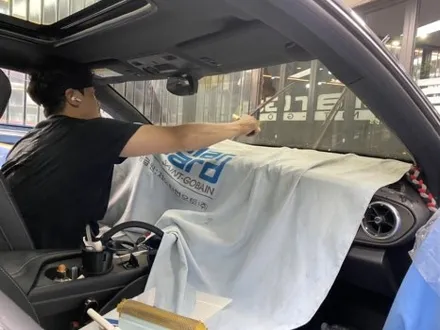 울산랩핑 제거 쉐보레 카마로 손상없이 보닛 광택까지 / 울산광역시 울주군