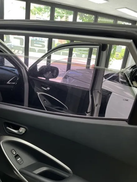 서생 싼타페 DM 썬팅 재시공 | 솔라가드 차콜 전면 32%, 측후면 13% | 🚙 보라색 변색 제거 후 새단장한 싼타페 DM / 울산광역시 울주군