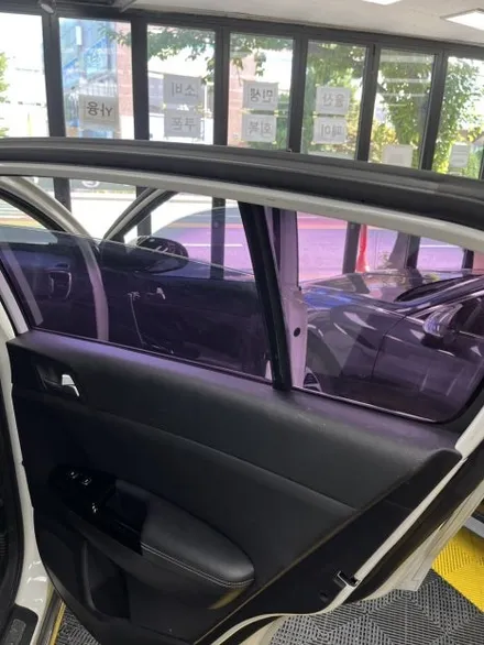 남창 스포티지 측후면 썬팅 재시공 | 🚗 전면은 그대로, 측후면만 교체! 부분 썬팅 재시공의 정답 / 울산광역시 울주군